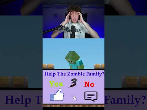 Larry Gaming - Help Zombie Save His Wife and Son in Minecraft! 🥺