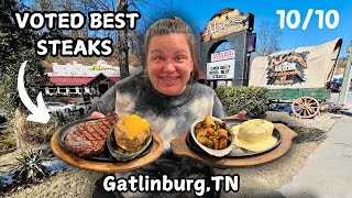 IS ALAMO STEAKHOUSE THE BEST IN GATLINBURG? FOOD REVIEW TRYING OAK FIRED STEAK AT ALAMO STEAKHOUSE