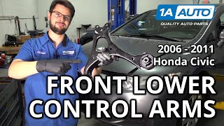 How to Replace Front Lower Control Arms 2006-2011 Honda Civic