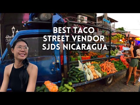 Best Taco & Vegetables in San Juan Del Sur, Nicaragua