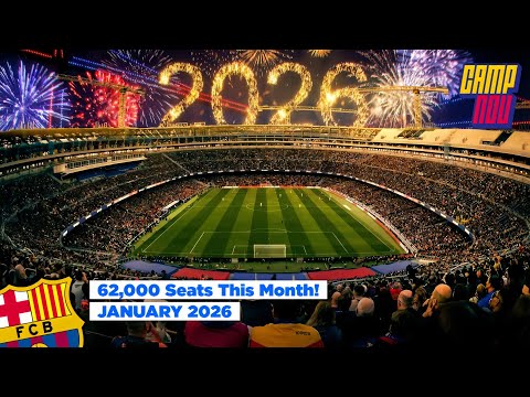 Camp Nou Update January 2026 | 62,000 Seat License SUBMITTED – January 25th Opening?