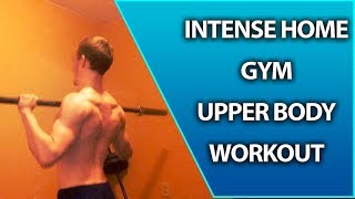 Intense Home Gym Upper Body Workout | Chest, Shoulders & Triceps | Push Day | Week 2