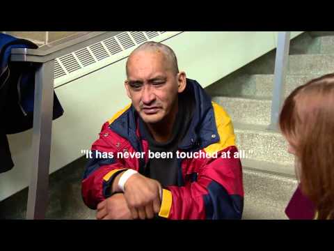 Homeless man Ryan Arcand talks about becoming an internet sensation