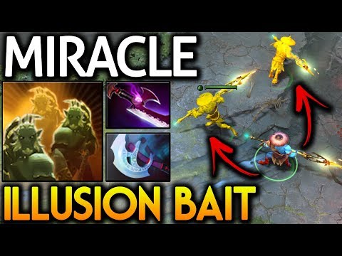 Miracle- Dota 2 [Phantom Lancer] Illusion Bait! Smart Play