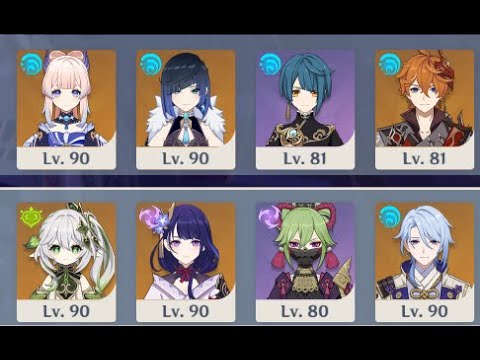 Abyss 3.1 floor 12 (9*) - Hydro supremacy and Ayato/Kuki/Nahida hyperbloom