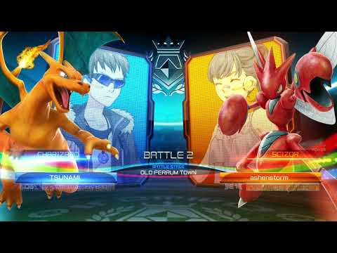 Pokkén Tournament DX TSUNAMI (Charizard) Vs. ashenstorm (Scizor) + amiibo drop