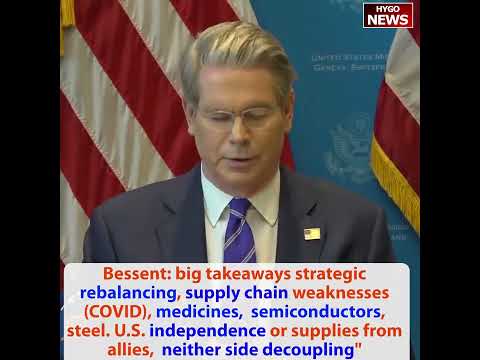 U.S.-China Breakthrough: 90-Day Pause, Tariffs Drop 115% Both Sides; Fentanyl Engagement 'Upside Surprise'; Strategic Rebalancing Continues