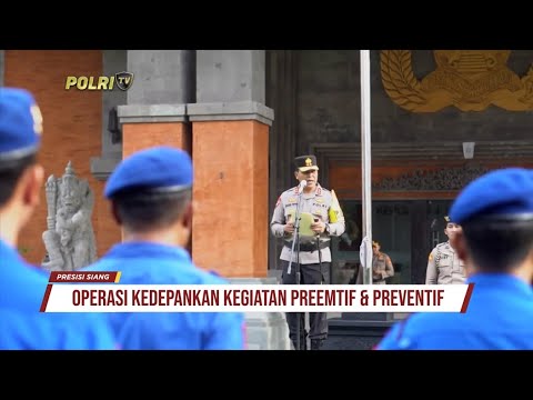 KAPOLDA BALI PIMPIN APEL KESIAPAN OPS CIPKON AGUNG 2024