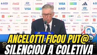 ANCELOTTI FICA NERVOSO! Coletiva tensa após BRASIL 1x1 MARROCOS