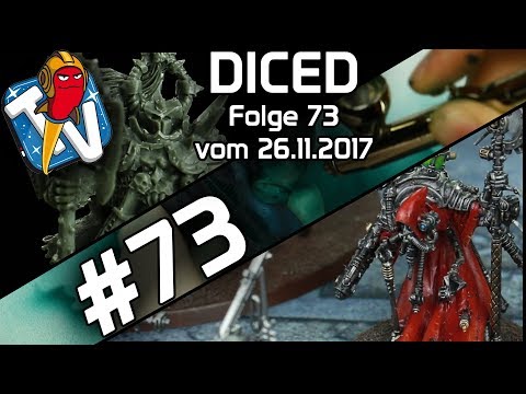 DICED - Die Tabletopshow auf Rocketbeans TV #73 | Warhammer 40K | MOM Miniaturas |  Airbrush | DICED