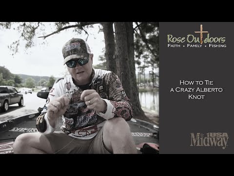 How to Tie a Crazy Alberto Knot | Pro Angler Mark Rose