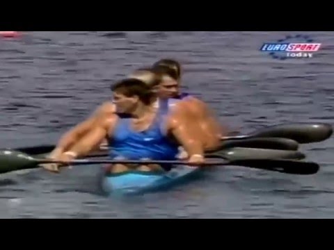 1997 ICF World Championship Dartmouth,Canada, Canoeing, Men's K-4  200 m Final (16:9)