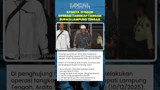 5 Fakta OTT Bupati Lampung Tengah! Pakai Uang Korupsi Bayar Utang Kampanye hingga Menggoda Jurnalis