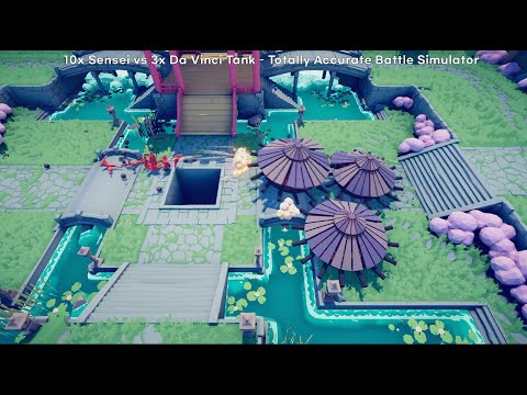 10x Sensei vs Every Units or Gods   Totally Accurate Battle Simulator