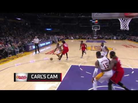 Lou Williams Tough Finish   Raptors vs Lakers   January 1, 2017