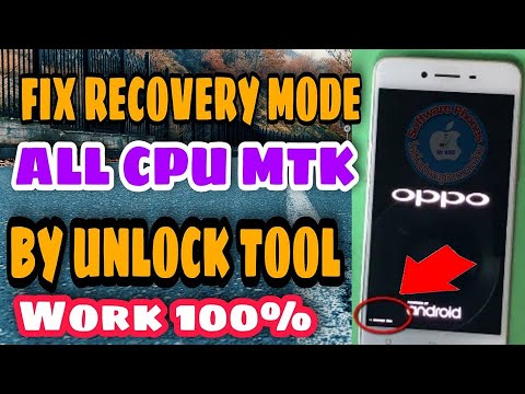 HOW TO FIX RECOVERY MODE ALL CPU MTK .