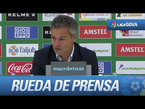 Escribá: "Creo que hicimos méritos para ganar" - HD