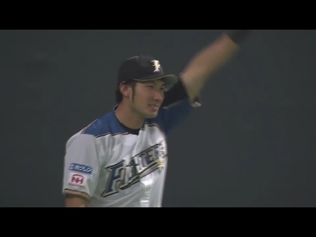 【3回表】ファイターズ・大田がヒットを阻止する好プレー!! 2017/6/1 F-DB
