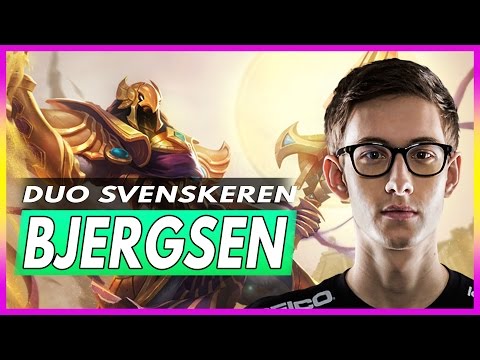 BJERGSEN Duo with SVENSKEREN - Bjergsen Solo Queue Highlights - League of Legends Season 7