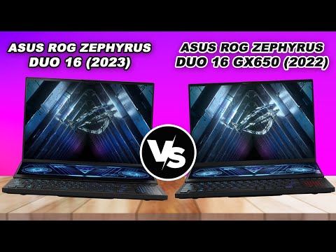 ROG Zephyrus Duo 16 GX650 2022 vs Zephyrus Duo 16 2023