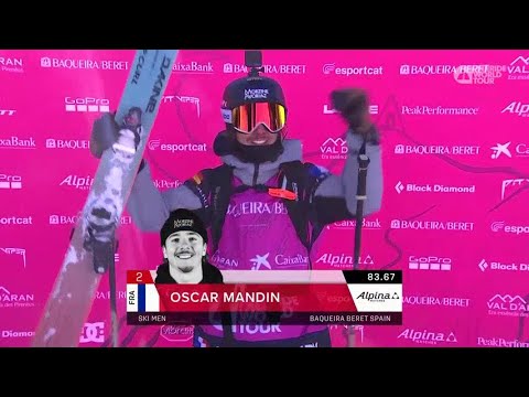 Oscar Mandin 2nd Place Run - FWT23 Baqueira Beret Pro