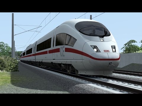 ICE 3 BR406 Ingolstadt Nürnberg Neubaustrecke NBS SFS Führerstandsmitfahrt Train Simulator 2017