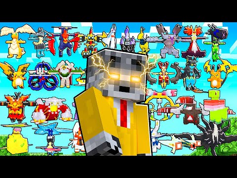 I GOT ALL THE MEGA EVOLUTIONS IN MINECRAFT POKEMON C