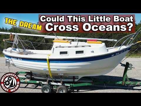 Can this Little Sail Boat Cross Oceans? - Skipper 20 Sailboat Restoration (Ep49)