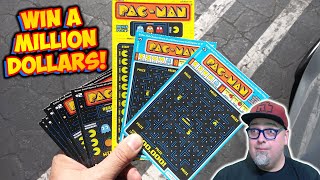 Pac-Man Scratchers! Can I win $1,000,000! Or Fuh The Pac? Madlittlepixel
