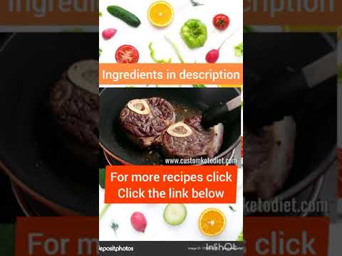 Keto Garlic & Rosemary Beef Shanks Recipe #shorts