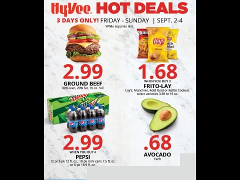 Hy-Vee Labor Day 3- Day Sale Weekend Deals Ad Flyer 09.02.2022-09.03.2022 Stock up Price Prep