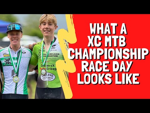 WHAT A MTB XC CHAMPIONSHIP RACE DAY LOOKS LIKE 🔥  # 6