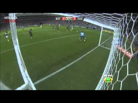 Botafogo 2x4 São Paulo - 2014 - Gols do São Paulo