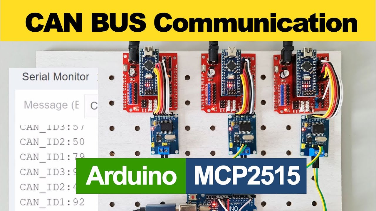 How to Build a CAN Bus System with Arduino and MCP2515 CAN Modules