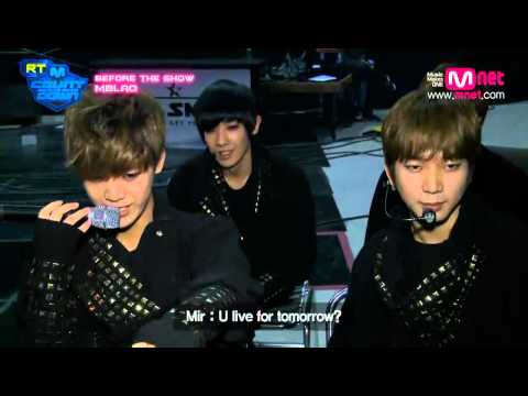 120308 Mcountdown RT follow MBLAQ