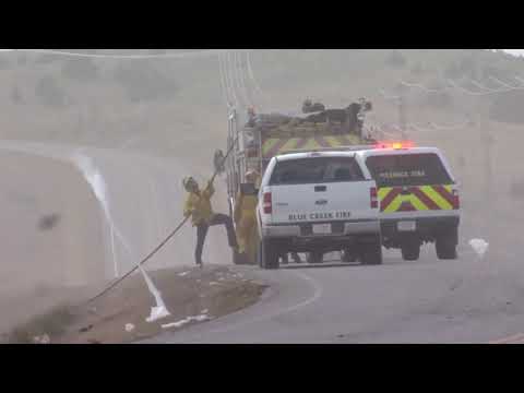 High winds stoke brush fire near Billings landfill