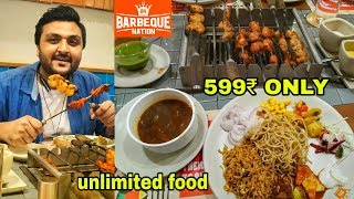 Barbeque Nation Unlimited Buffet in just 599₹ || Unlimited food & kebab ||