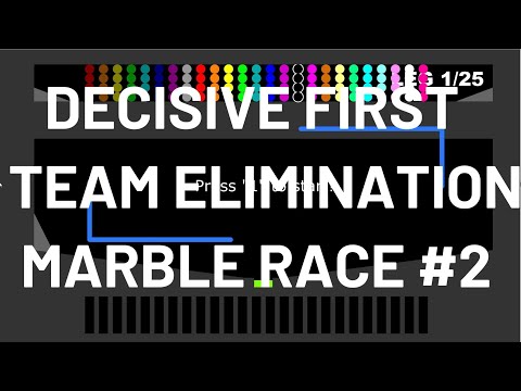 Decisive First Team Elimination Marble Race EP.2: Glitchy Arena