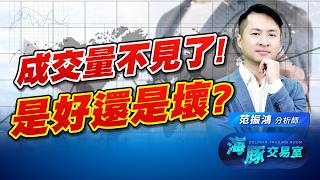 台股成交量不見了! 這是好事還是壞事?!｜海豚交易室｜范振鴻