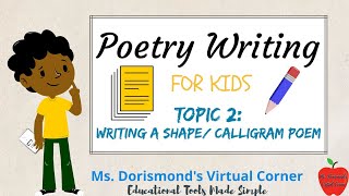 ✏️ How to Write a Shape Poem | Poetry Writing for Kids and Beginners
