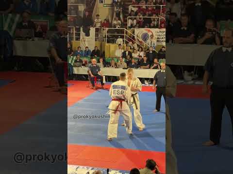 Final -90 kg, Jonas Rosin (Sweden) vs Hugo Cruz (Spain, aka) European Full-Contact Karate Cup 2024