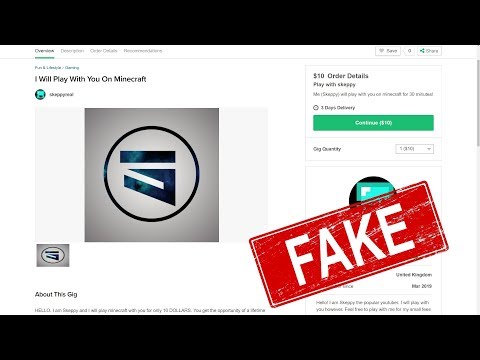 KID ON FIVERR PRETENDING TO BE ME... *I BOUGHT IT*