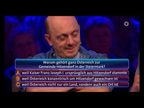 Österreich - Hitzendorf ARD Sendung   "Wer weiß denn sowas"