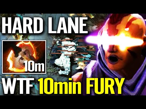 10MIN FURY ANTI MAGE EVEN HARD LANE!!? How To Fast Farm Top IMMORTAL PRO Dota 2 Carry Build Guide