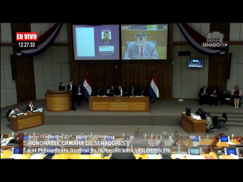 Sesión Ordinaria de la Honorable Cámara de Senadores - 13-07-2017
