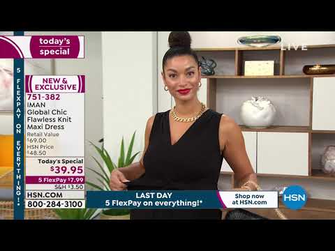 HSN | IMAN Global Chic Fashions 06.27.2021 - 04 PM