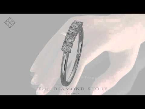 FT26 - 5 Stone Chloe Eternity Ring 0,50ct Diamonds