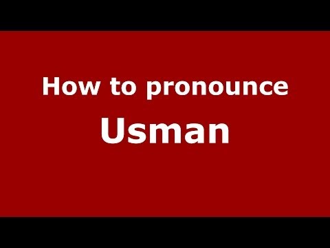 How to pronounce Usman (Russian/Russia)  - PronounceNames.com
