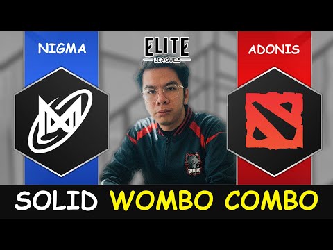 SOLID WOMBO COMBO - Nigma vs Adonis Elite Leauge MENA CQ Dota 2