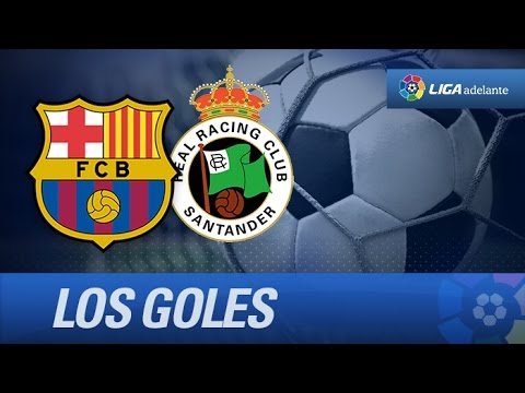 Todos los goles de FC Barcelona B (1-1) Racing de Santander